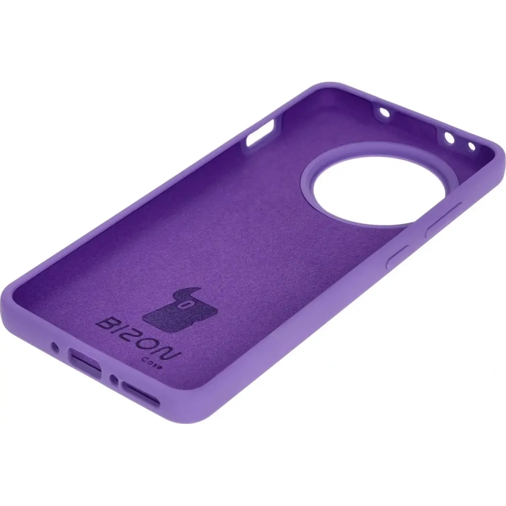 Silikonowe etui Bizon Soft Case do OnePlus 13R fioletowe