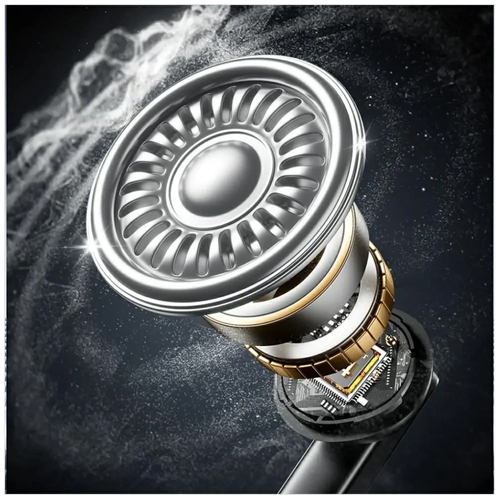 Bezprzewodowe słuchawki douszne AWEI TP100 ENC Bluetooth 5.4 TWS + stacja dokująca czarny