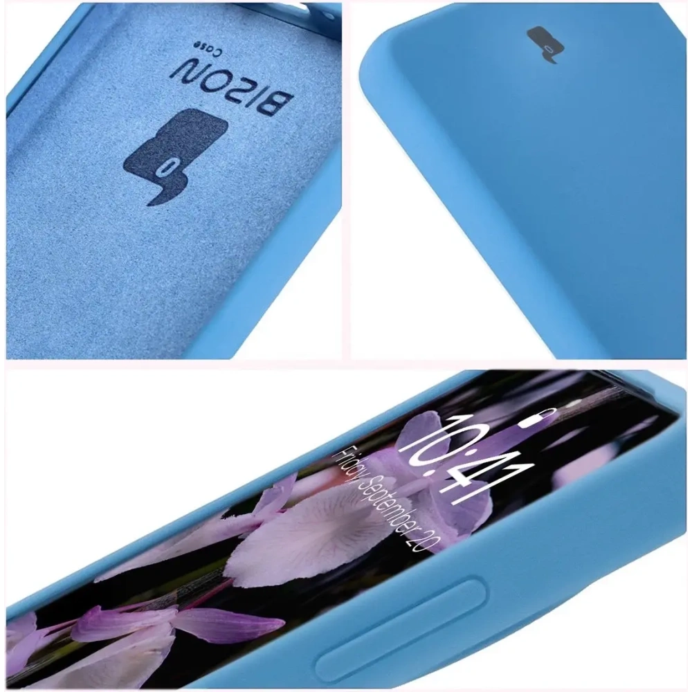 Silikonowe etui Bizon Soft Case do OnePlus 13R niebieskie