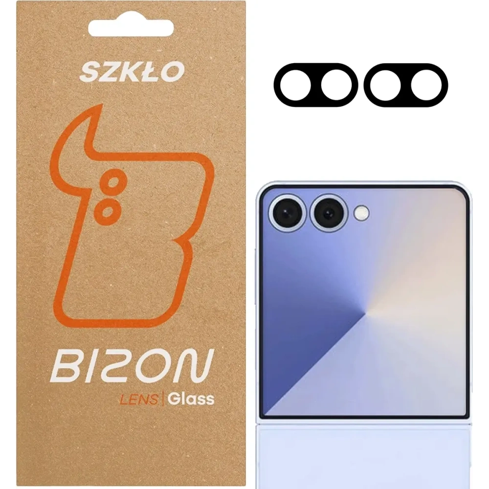Szkło na aparat Bizon Glass Lens do Samsung Galaxy Z Flip7 [2 PACK]