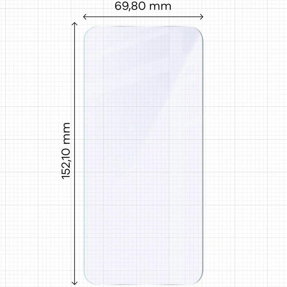 Elastyczne szkło hybrydowe Bizon Glass Mule do Honor 400 5G