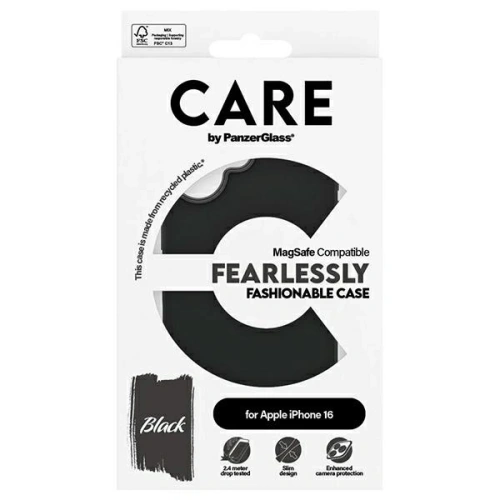 Kup CARE by PanzerGlass Fashion MagSafe Apple iPhone 16 fekete - PZG970 - {ean13} - Sklep Home Screen