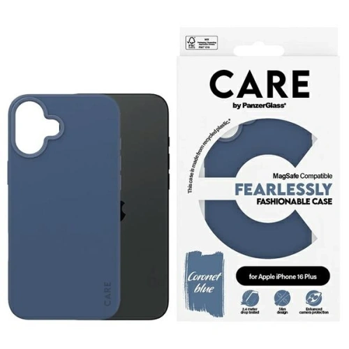 Kup Etui CARE by PanzerGlass Fashion MagSafe do Apple iPhone 16 Plus niebieski - PZG975 - {ean13} - Sklep Home Screen