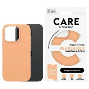 Kup Etui CARE by PanzerGlass Fashion MagSafe do Apple iPhone 16 Pro brzoskwiniowy - PZG977 - {ean13} - Sklep Home Screen