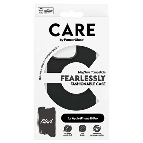 Kup CARE by PanzerGlass Fashion MagSafe Apple iPhone 16 Pro fekete - PZG978 - {ean13} - Sklep Home Screen