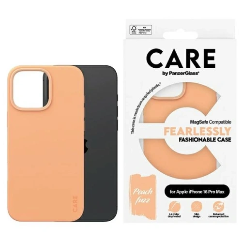 Kup Etui CARE by PanzerGlass Fashion MagSafe do Apple iPhone 16 Pro Max brzoskwiniowy - PZG980 - {ean13} - Sklep Home Screen