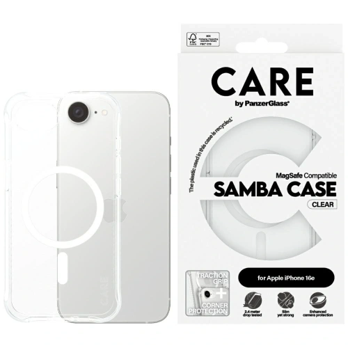 Kup Etui CARE by PanzerGlass Fashion MagSafe do Apple iPhone 16e przezroczysty - PZG986 - {ean13} - Sklep Home Screen