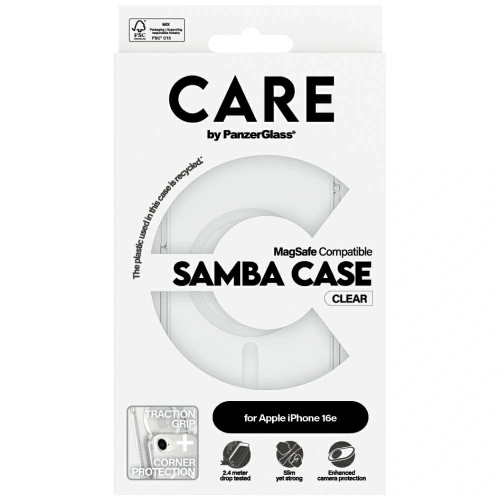 Kup CARE von PanzerGlass Fashion MagSafe Apple iPhone 16e klar - PZG986 - {ean13} - Sklep Home Screen