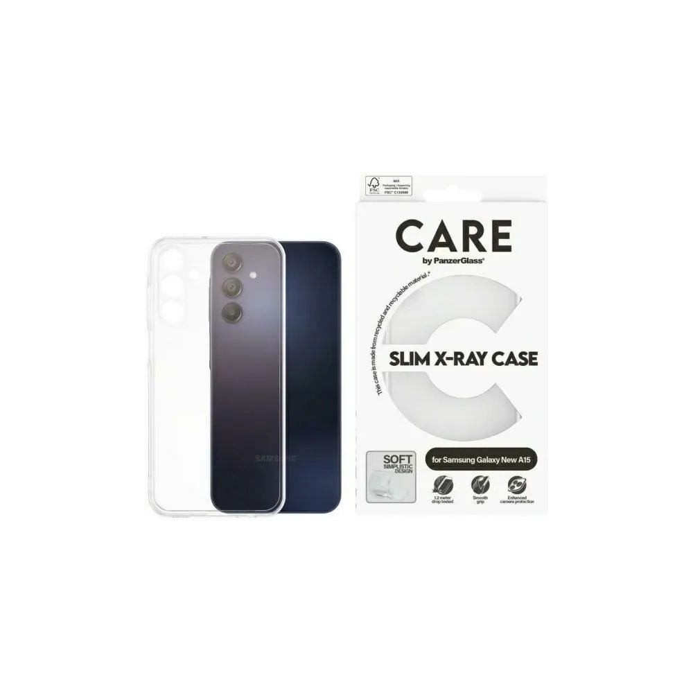 Etui CARE by PanzerGlass Fashion X-Ray do Samsung Galaxy A16 / A16 5G przezroczysty