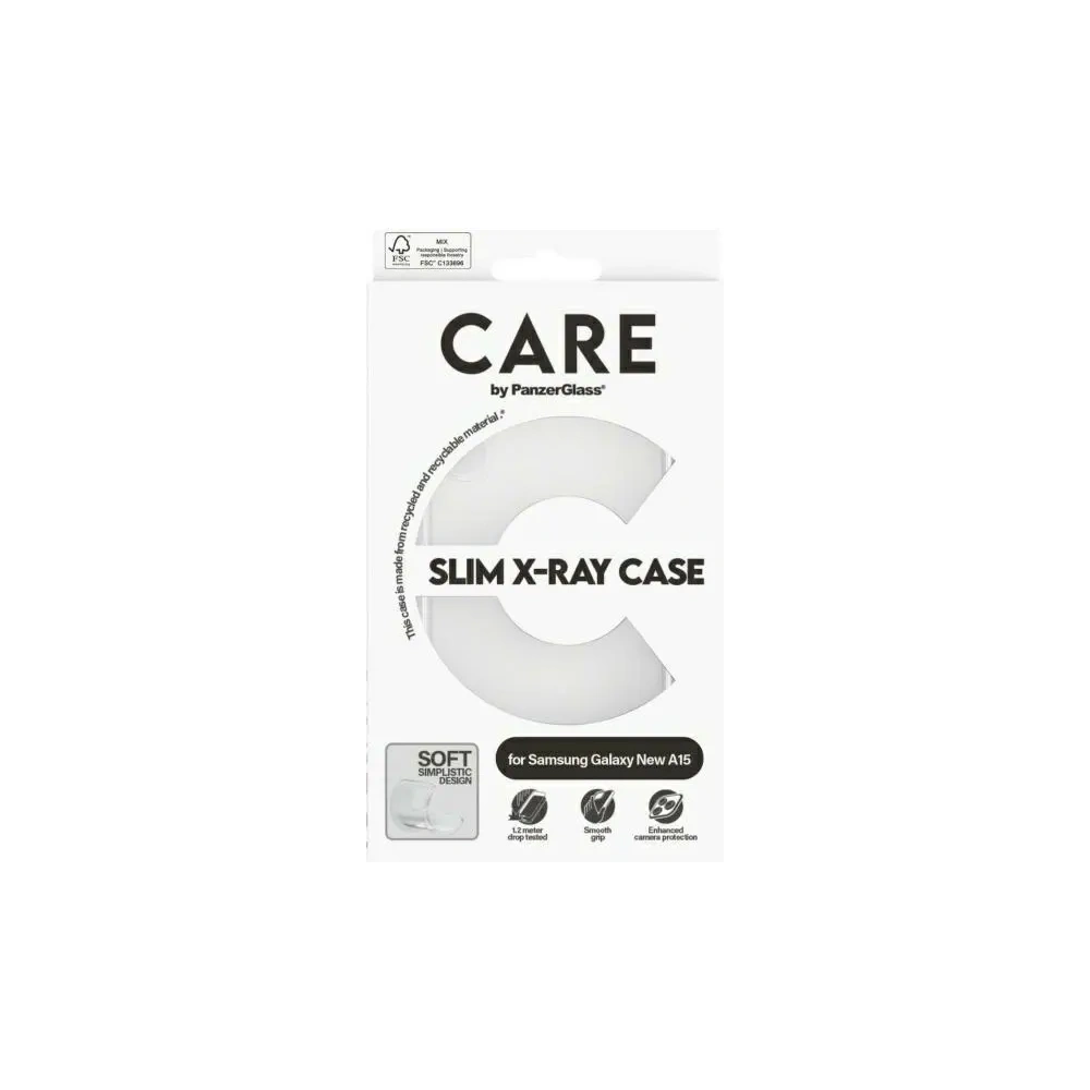 Etui CARE by PanzerGlass Fashion X-Ray do Samsung Galaxy A16 / A16 5G przezroczysty