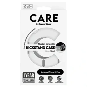 Kup CARE de la PanzerGlass Carcasă cu suport MagSafe pentru Apple iPhone 16 Plus argintie - PZG991 - {ean13} - Sklep Home Screen