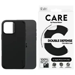 Kup CARE de la PanzerGlass Carcasă Double Defense pentru Apple iPhone 16 Pro Max neagră - PZG995 - {ean13} - Sklep Home Screen