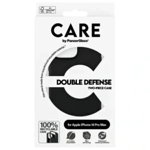 Kup Etui CARE by PanzerGlass Feature Double Defense Case do Apple iPhone 16 Pro Max czarny - PZG995 - {ean13} - Sklep Home Screen