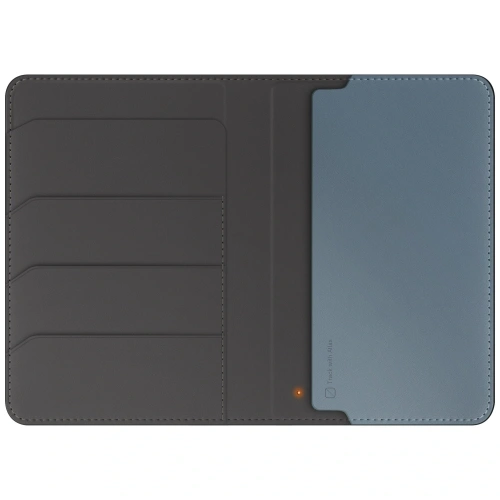 Kup UNIQ Belmont Reisepasshülle mit Apple Find My, RFID-Schutz, Grau-Blau - UNIQ1549 - {ean13} - Sklep Home Screen