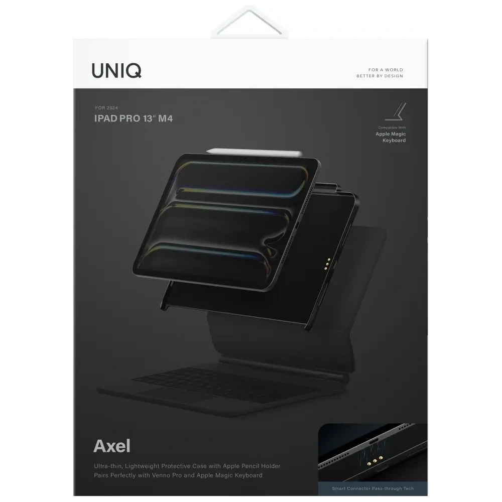 Etui UNIQ Axel do Apple iPad Pro 13" 2024 (7. generacji) czarny