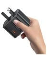 Kup Adaptor de călătorie USAMS CC309 2xUSB-C 25W 4in1 US/AU/EU/UK negru - USA1288 - {ean13} - Sklep Home Screen