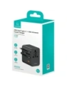Kup Adaptor de călătorie USAMS CC309 2xUSB-C 25W 4in1 US/AU/EU/UK negru - USA1288 - {ean13} - Sklep Home Screen