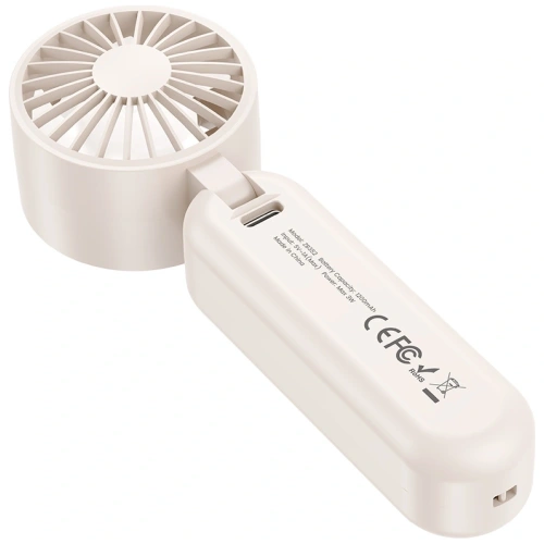 Kup USAMS Mini ZB352 Faltbarer Handventilator 1200mAh beige - USA1290 - {ean13} - Sklep Home Screen
