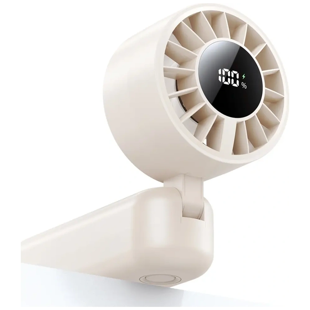 Składany wiatrak ręczny USAMS Mini ZB352 1200mAh beżowy