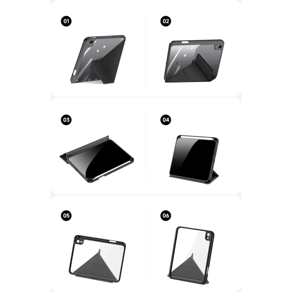 Etui Dux Ducis Magi do Apple iPad mini 8.3" 2021 (6. generacji) czarny