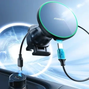 Kup Joyroom JR-ZS412 Qi2 15W černý držák do auta s bezdrátovou nabíječkou na vzduchový ventil - JYR1252 - {ean13} - Sklep Home Screen