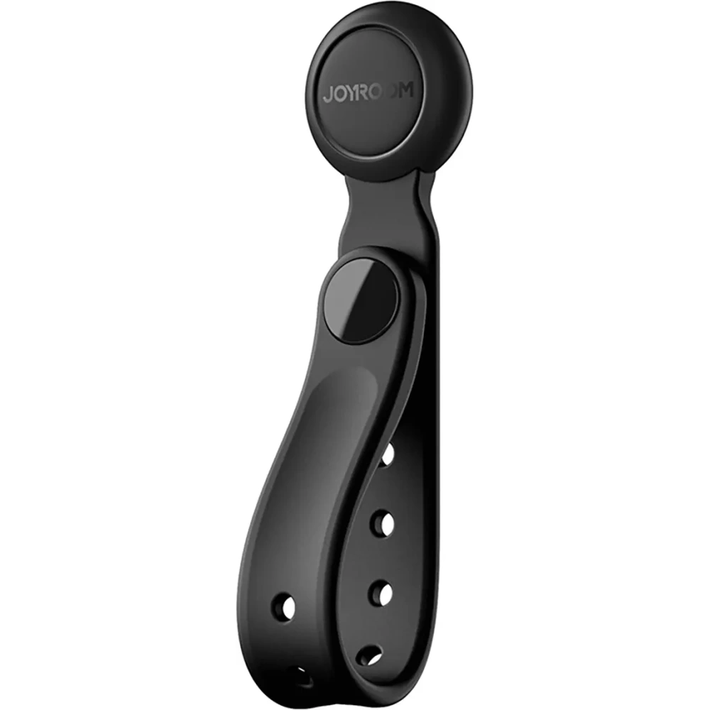 Opaska na kable Joyroom JR-ZS422 silikonowa z magnesem czarna [6 PACK]