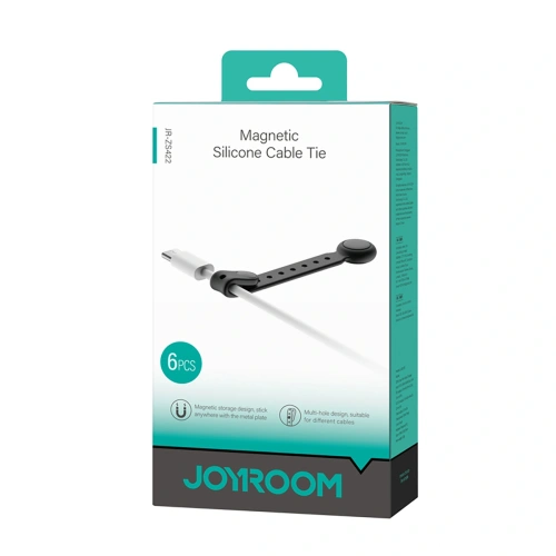 Kup Joyroom JR-ZS422 Szilikon Kábel Pánt Mágnessal Fekete [6 DB] - JYR1253 - {ean13} - Sklep Home Screen