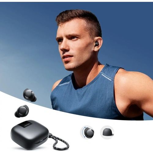 Kup Bezprzewodowe słuchawki dokanałowe Joyroom Jdots JR-DB3 Bluetooth 5.4 TWS czarne - JYR1254 - {ean13} - Sklep Home Screen