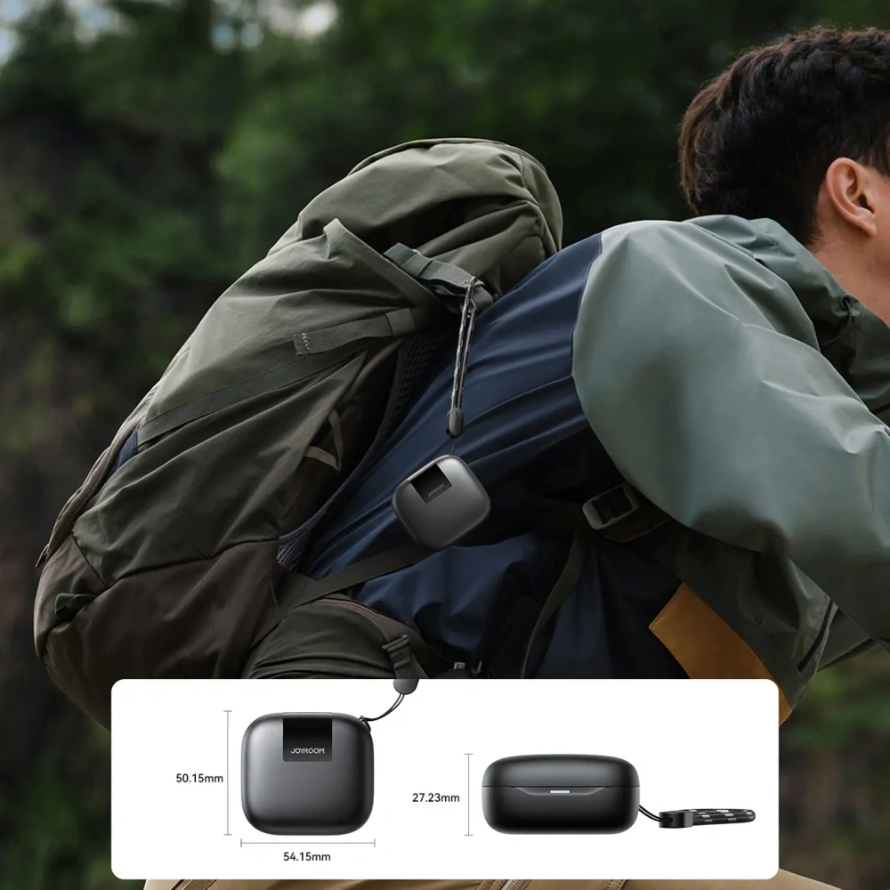 Bezprzewodowe słuchawki dokanałowe Joyroom Jdots JR-DB3 Bluetooth 5.4 TWS czarne