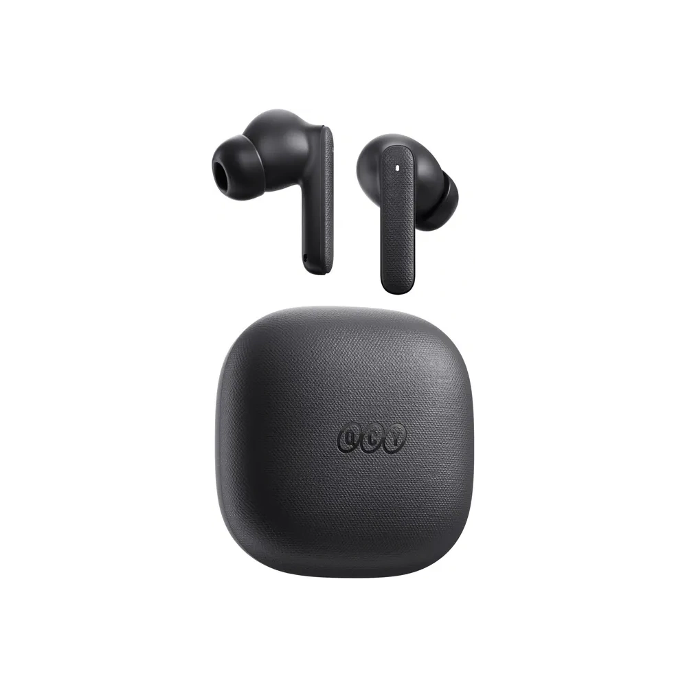 Bezprzewodowe słuchawki dokanałowe QCY Buds T43 TWS Bluetooth 5.3 szary