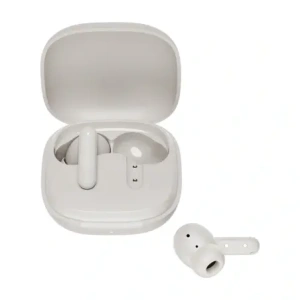 Kup Căști wireless QCY Buds T43 TWS intraauriculare Bluetooth 5.3 albe - QCY126 - {ean13} - Sklep Home Screen