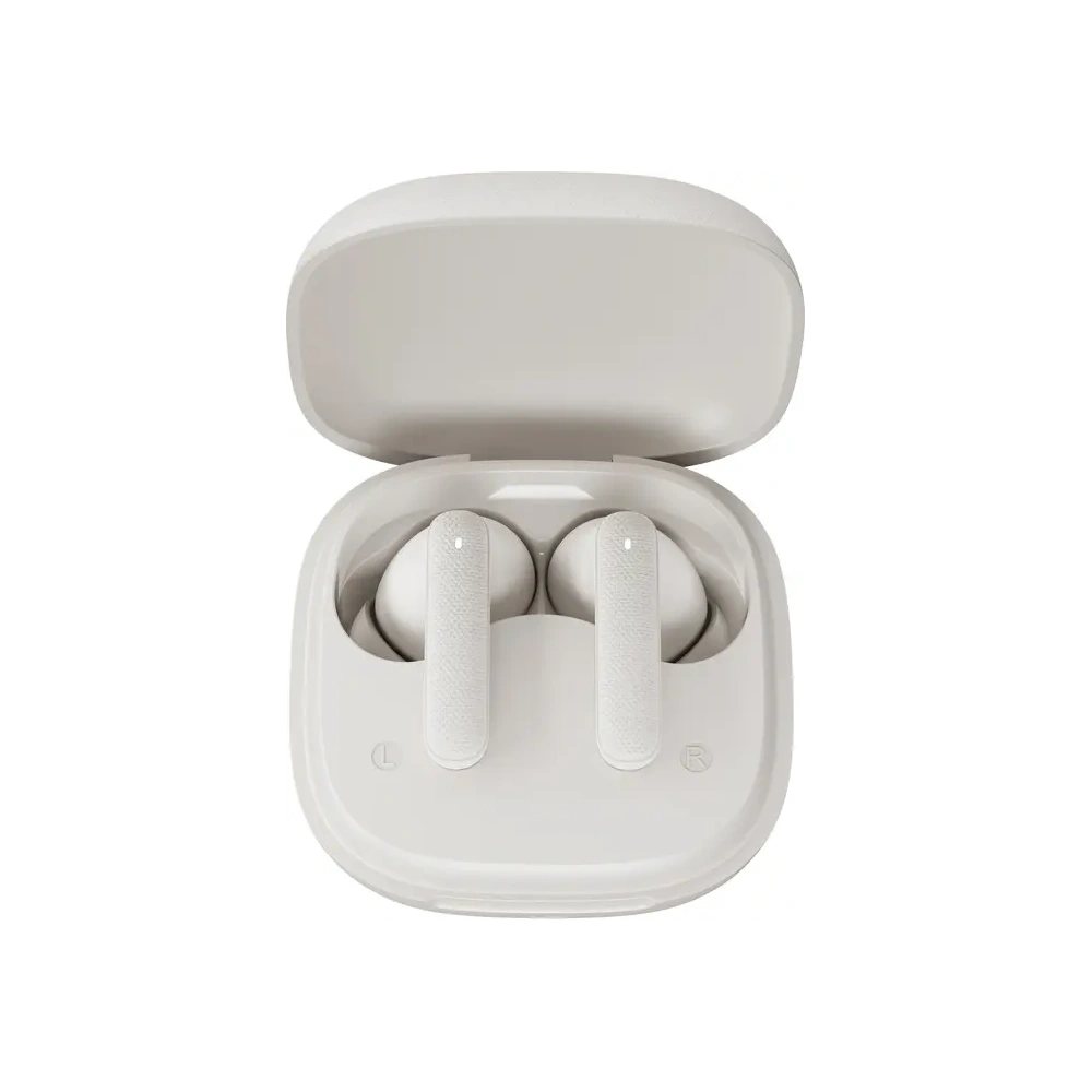 Bezprzewodowe słuchawki dokanałowe QCY Buds T43 TWS Bluetooth 5.3 biały