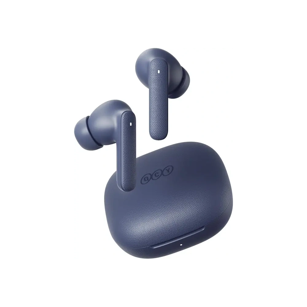 Bezprzewodowe słuchawki dokanałowe QCY Buds T43 TWS Bluetooth 5.3 niebieski