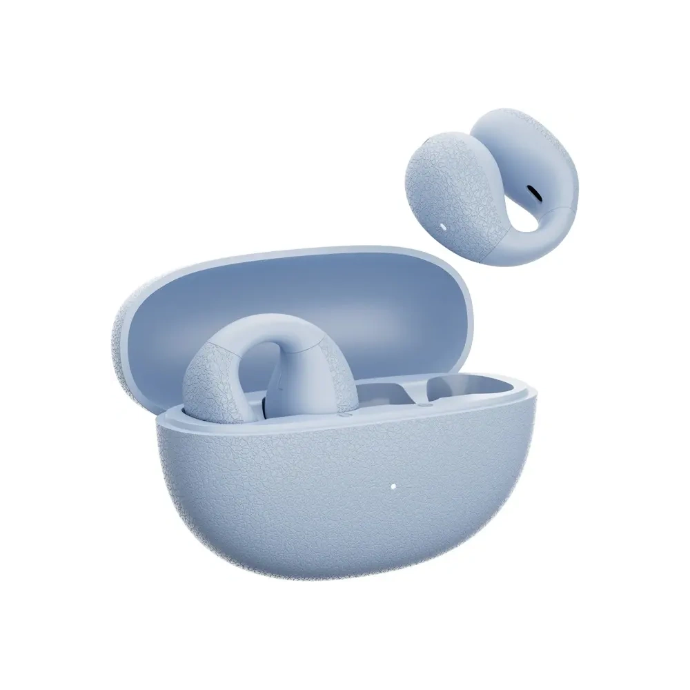 Bezprzewodowe słuchawki Clip-On QCY Crossky C10 Bluetooth 5.4 niebieski