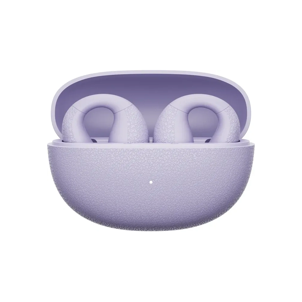 Bezprzewodowe słuchawki Clip-On QCY Crossky C10 Bluetooth 5.4 fioletowy