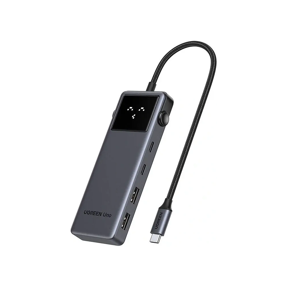 HUB / Adapter USB-C 6w1 UGREEN Uno CM888 2xUSB-A, HDMI 4K, 2xUSB-C 3.2, PD