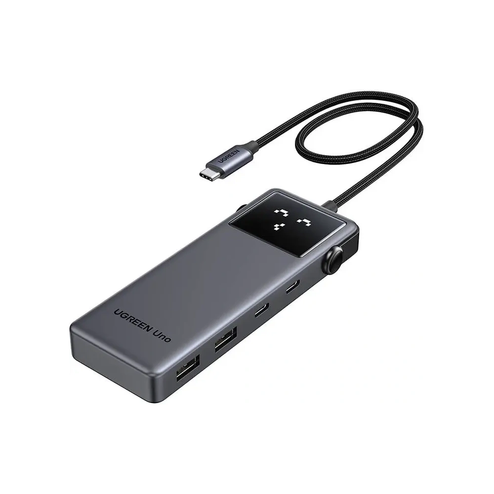 HUB / Adapter USB-C 6w1 UGREEN Uno CM888 2xUSB-A, HDMI 4K, 2xUSB-C 3.2, PD