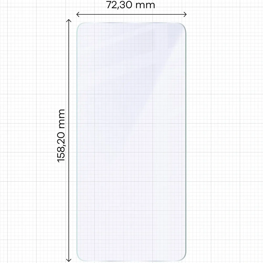 Elastyczne szkło hybrydowe Bizon Glass Mule do Realme GT 7T