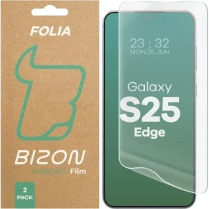 Kup Bizon Glass Hydrogel Přední Samsung Galaxy S25 Edge [2 BALENÍ] - BIZ9528 - {ean13} - Sklep Home Screen