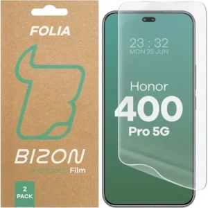 Kup Folia hydrożelowa na ekran Bizon Glass Hydrogel Front do Honor 400 Pro 5G [2 PACK] - BIZ9530 - {ean13} - Sklep Home Screen