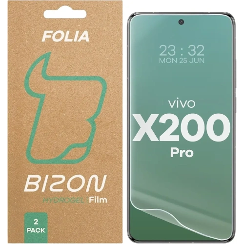 Kup Bizon Glass Hydrogel Front Vivo X200 Pro [2 PACHET] - BIZ9532 - {ean13} - Sklep Home Screen