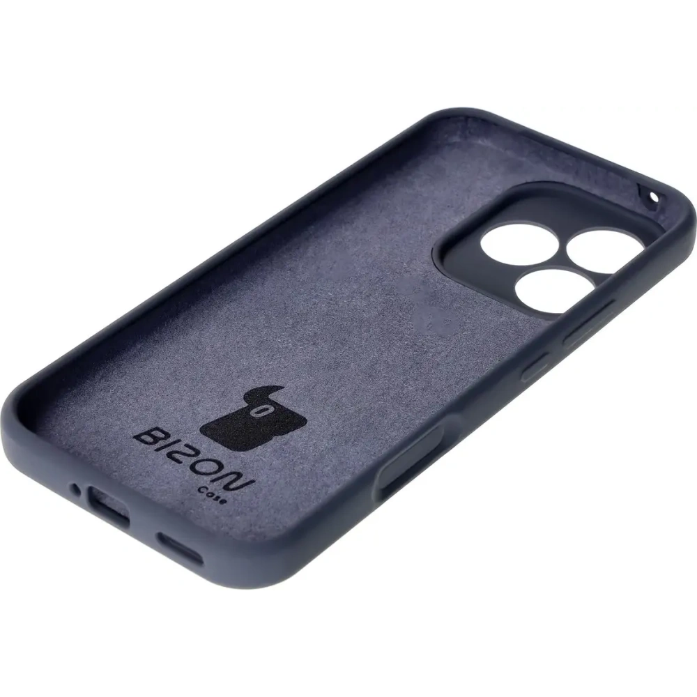 Silikonowe etui Bizon Soft Case do Honor 400 Lite 5G ciemnoniebieskie