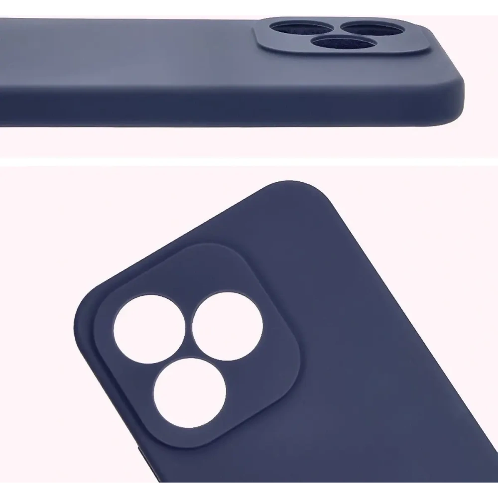 Silikonowe etui Bizon Soft Case do Honor 400 Lite 5G ciemnoniebieskie
