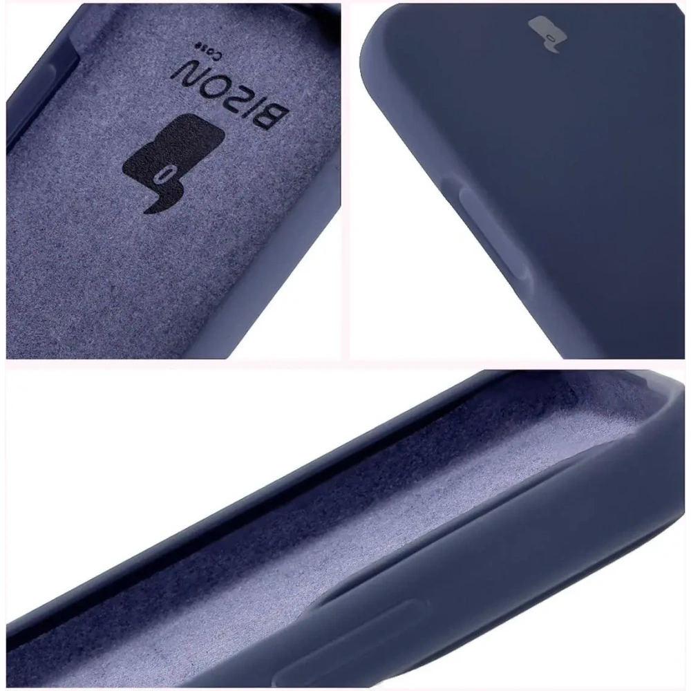 Silikonowe etui Bizon Soft Case do Honor 400 Lite 5G ciemnoniebieskie
