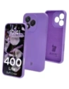 Silikonowe etui Bizon Soft Case do Honor 400 Lite 5G fioletowe