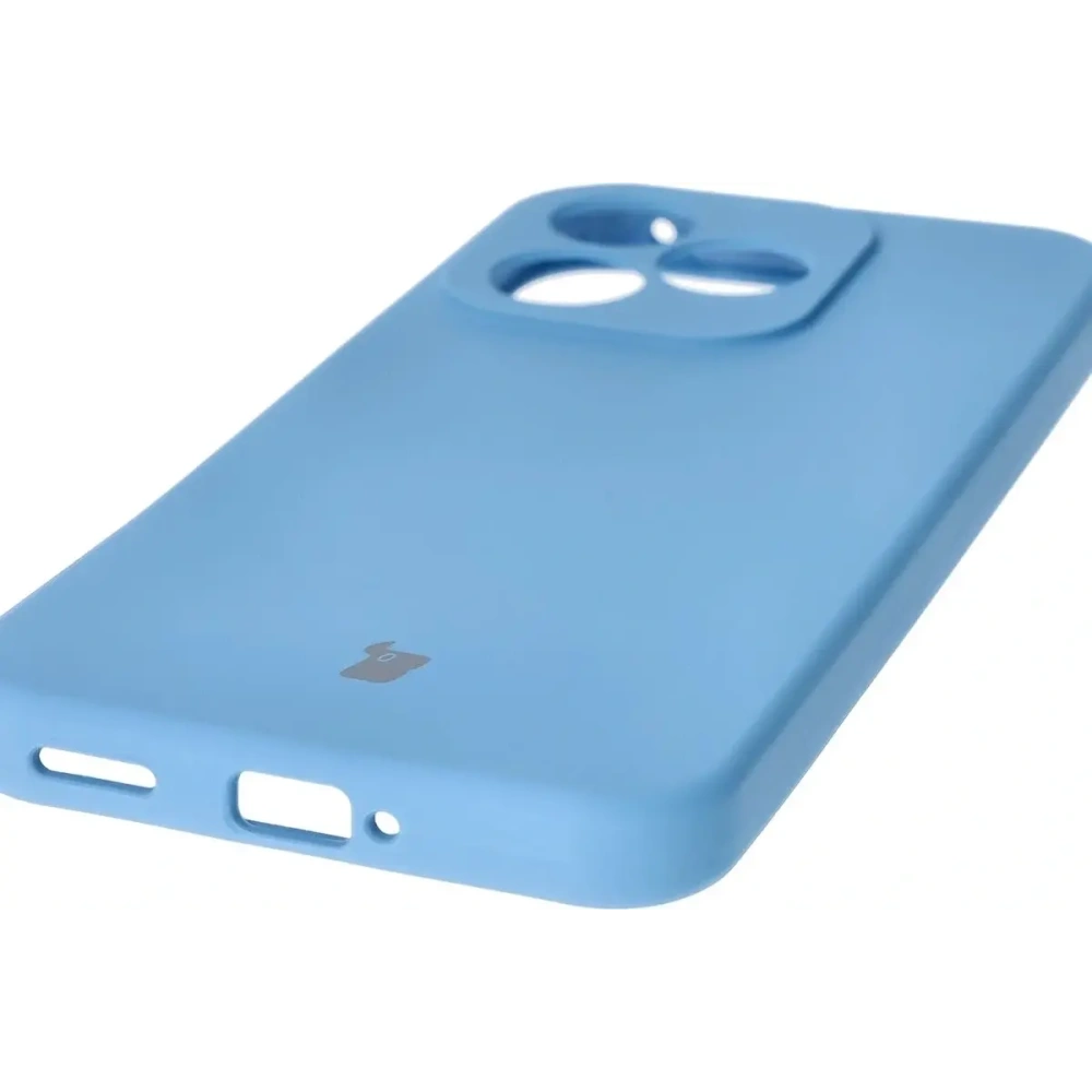 Silikonowe etui Bizon Soft Case do Honor 400 Lite 5G niebieskie