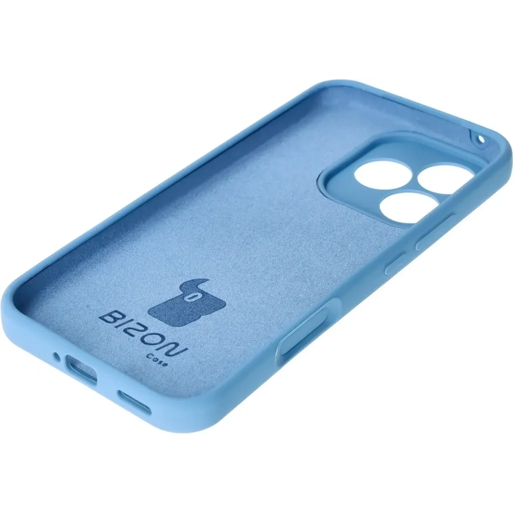Silikonowe etui Bizon Soft Case do Honor 400 Lite 5G niebieskie