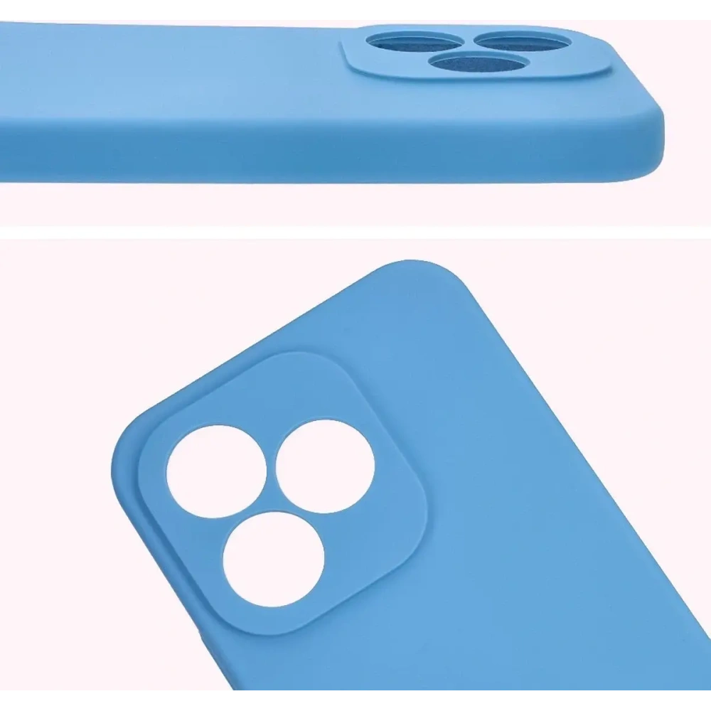 Silikonowe etui Bizon Soft Case do Honor 400 Lite 5G niebieskie