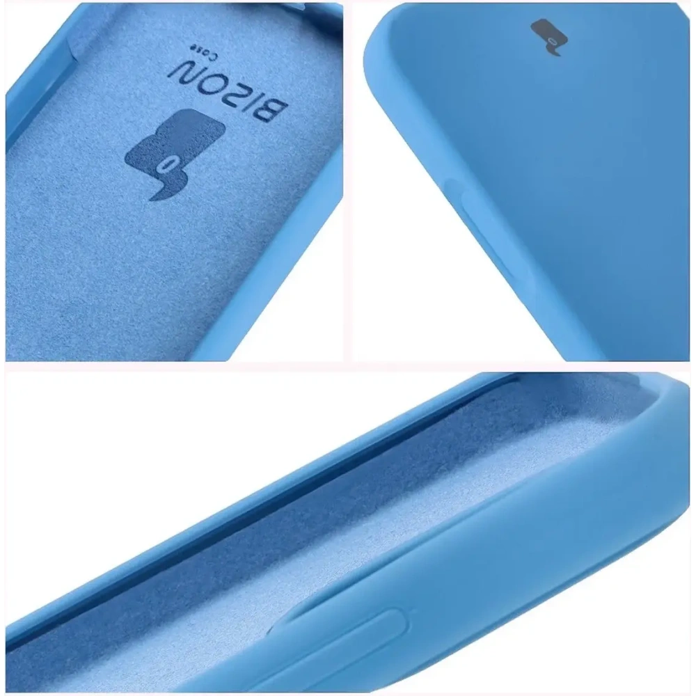 Silikonowe etui Bizon Soft Case do Honor 400 Lite 5G niebieskie