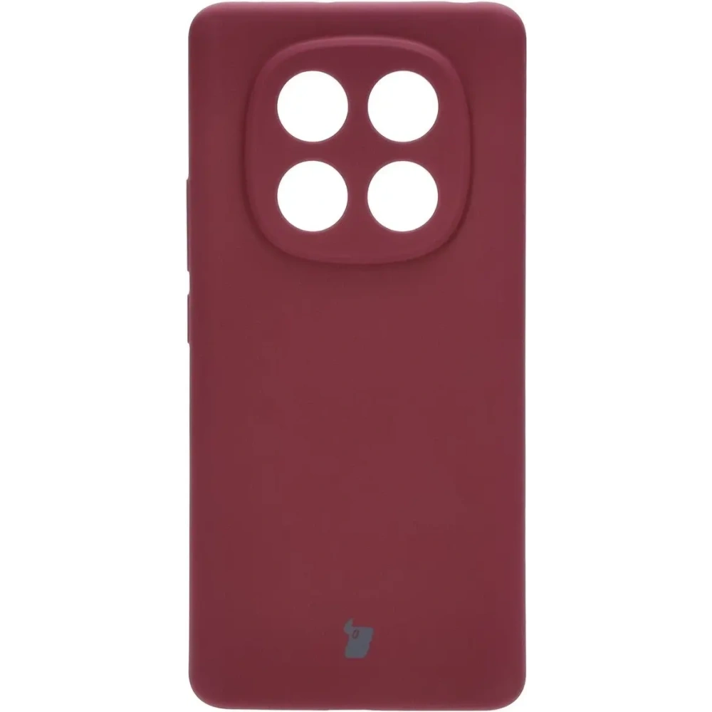 Silikonowe etui Bizon Soft Case do Xiaomi Redmi Note 14 Pro 4G ciemnofioletowe